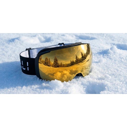 MASQUE DE SKI FUSION NOIR/GOLD